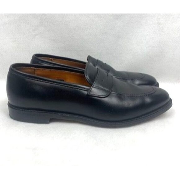 Allen Edmonds Men's Lake Forest Black Leather Penny Loafers Dress Shoes Size 11 - Picture 4 of 10